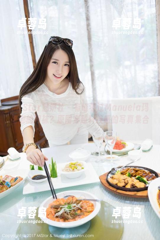 MiStar魅妍社 - 有谁看过Manuela玛鲁娜的网袜？原图穿越科技感的写真集合！-卓蓉岛