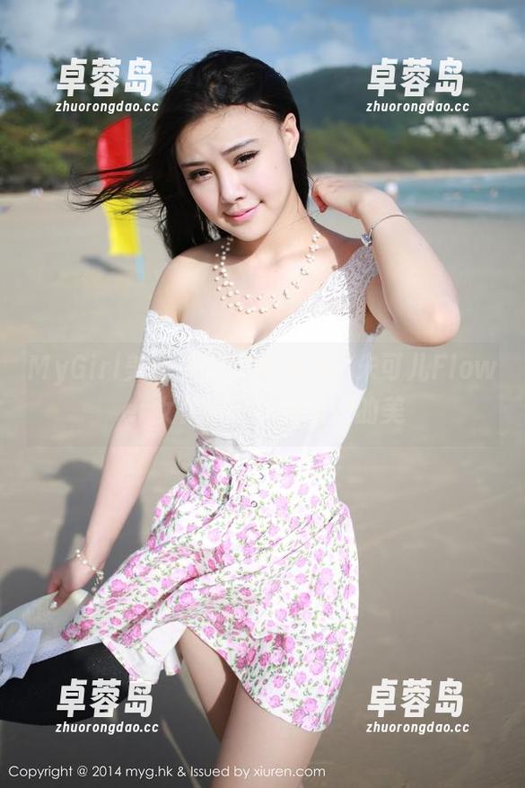 MyGirl美媛馆 - 在线围观：朱可儿Flower女仆原图，直愣愣的美-卓蓉岛