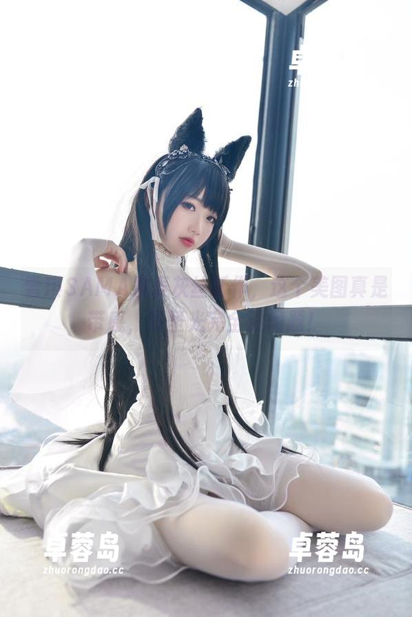 雪琪SAMA发表灰丝新作，这个美图真是带感，没圣光完全没问题！-卓蓉岛
